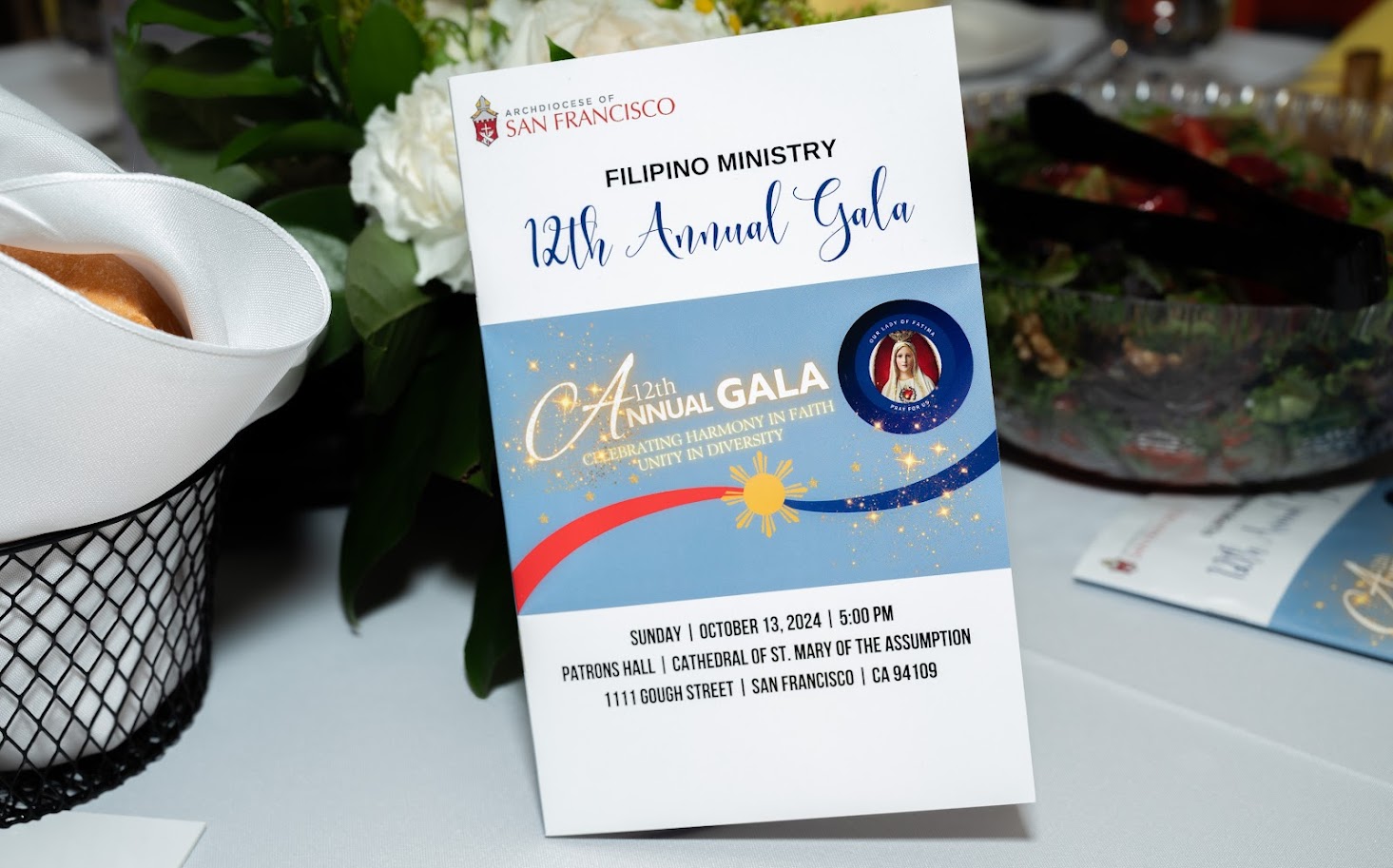 Filipino Event Programs 12th Annual Gala β Filipino Ministry of San Francisco